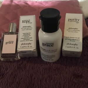 NWOT Philosophy Amazing Grace & Skincare Bundle